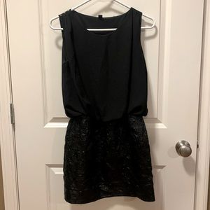Faux leather Dress